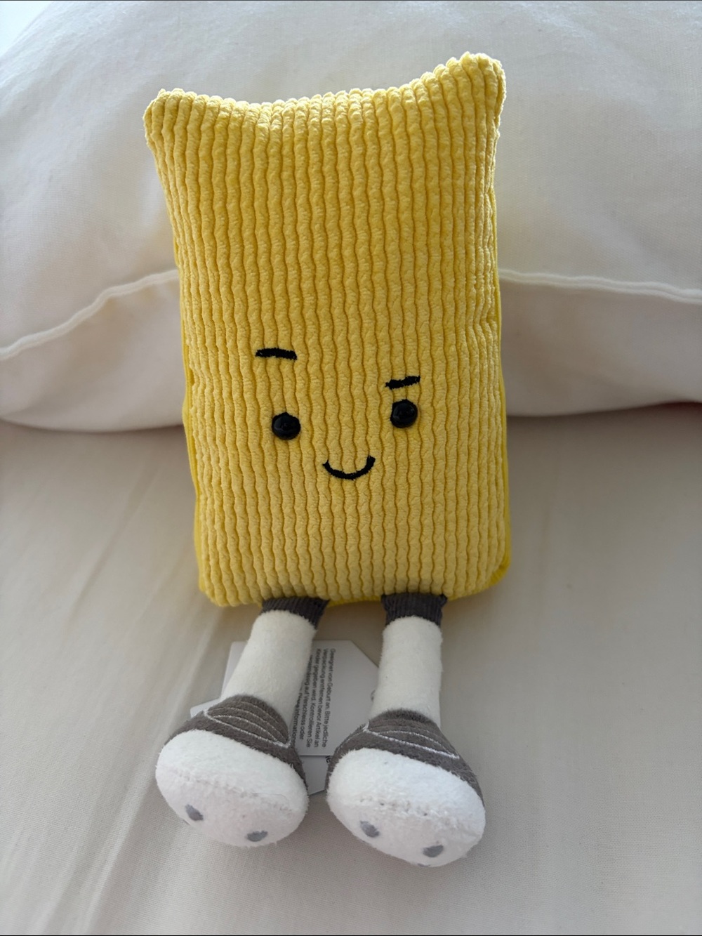 Jellycat Yellow Card Plush Toy